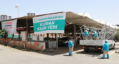 Haliliye Belediyesi Kurban Bayramı Hazırlıklarını Tamamladı