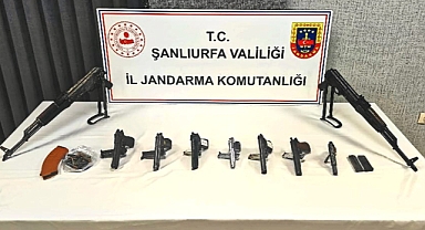 Şanlıurfa'da silah kaçakçılığı! 