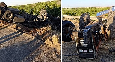 Şanlıurfa güne kaza ile uyandı! Kurbanlıklar yola saçıldı