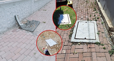 Urfa'da çalınan Telekom kapakları yenilendi 