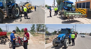 Urfa’da Motosiklet Ve Traktörlere Yönelik Denetim! 