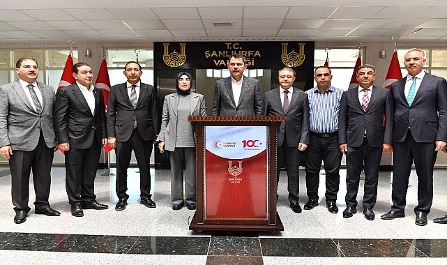 Bakan Kurum, Şanlıurfa Valisi Hasan Şıldak’ı Ziyaret Etti 