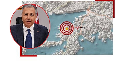 Bakan Yerlikaya Açıkladı! 4.4 Büyüklüğünde Korkutan Deprem