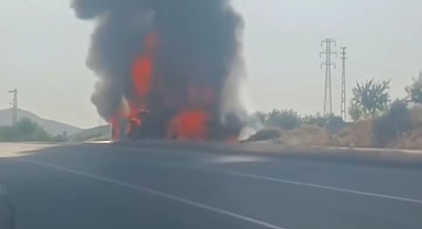 Feci Kaza! Yakıt Tankeri Yandı