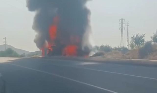 Feci Kaza! Yakıt Tankeri Yandı