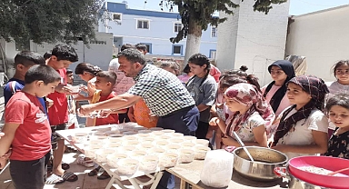 Halfeti’de Öğrencilere Aşure Etkinliği Düzenlendi