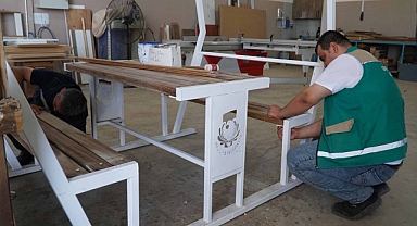 Haliliye Belediyesi Seri Üretim İle Parkları Yeniliyor