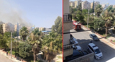 Haliliye'de Korku Dolu Anlar!  Elektrik Direğinde Yangın