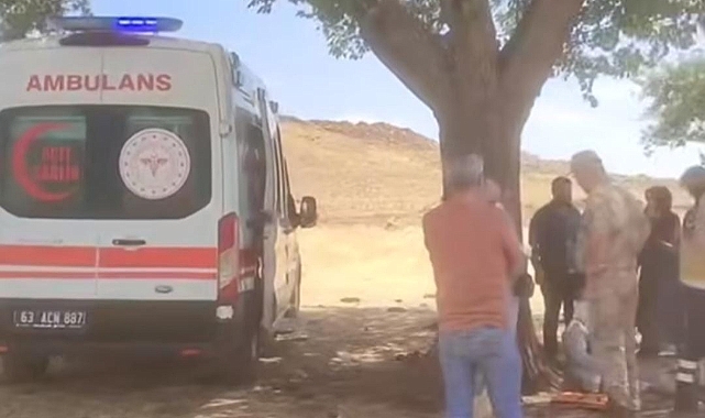 Siverek'te Kontrolden Çıkan Otomobil Tarlaya Uçtu