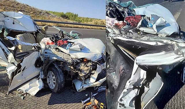 Urfa - Antep Yolunda Feci Kaza! Ölü ve Yaralılar var