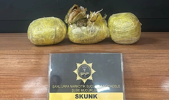 Urfa'da 4 Kilo Uyuşturucu Ele Geçirildi! Gözaltılar Var