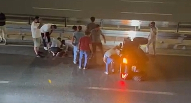 Urfa'da Engelli Aracı Takla Attı! Engelli Sürücü Yaralandı