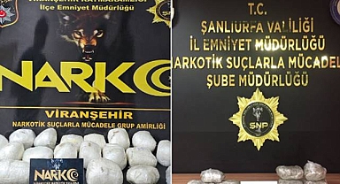 Urfa'da Kilolarca Uyuşturucu Ele Geçirildi! 2 Gözaltı