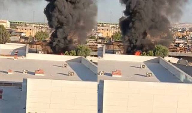 Urfa'da Korkutan Yangın! İtfaiye Müdahale Etti