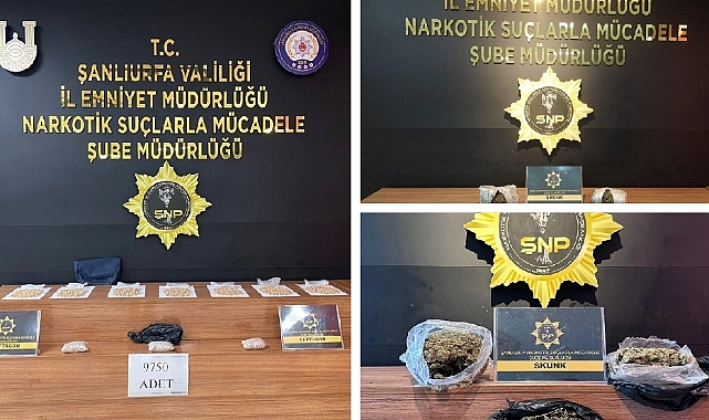 Şanlıurfa'da Uyuşturucu Operasyonu! 8 Gözaltı