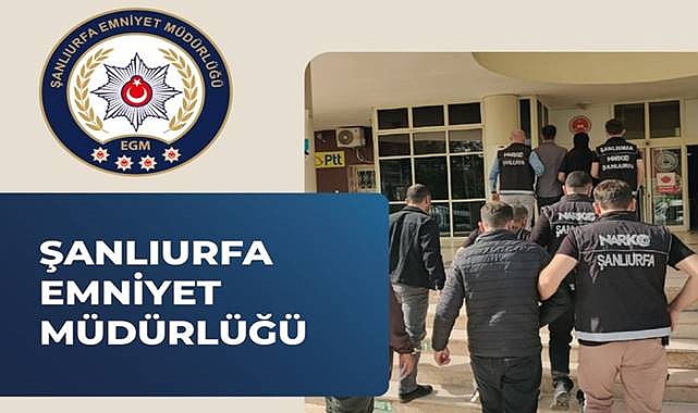 Urfa’da Uyuşturucu Suçundan Aranan 37 Şahıs Tutuklandı 