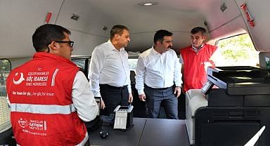 Vali Şıldak, Mobil Göç Uygulamasını Yerinde İnceledi