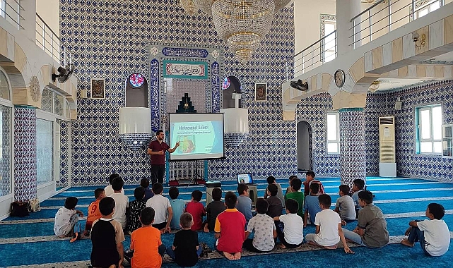 Yaz Kur’an Kursları Renkli Etkinliklerle Sürüyor