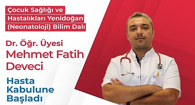 Dr. Öğr. Üyesi Mehmet Fatih Deveci Hasta Kabulüne Başladı