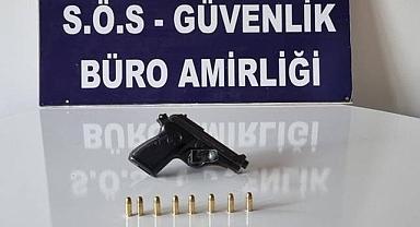 Hilvan’da Ruhsatsız Tabanca Ele Geçirildi!