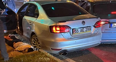 Hilvan'da Çalıntı Araç Kaza Yapınca Hırsız Yakalandı 