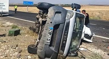 Hilvan-Siverek Yolunda Kaza! Yaralılar Var 