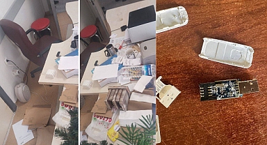 Siverek’te Bir Şahıs Doktorun Odasını Darmadağın Etti