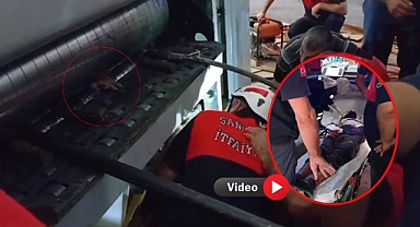 Urfa’da Eli Makineye Sıkışan Şahsın İmdadına İtfaiye Yetişti!  