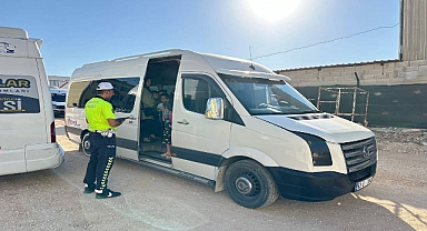 Urfa’da Okul Servislerine Yönelik Denetimler Devam Ediyor!