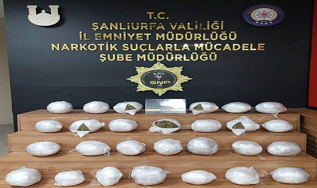 Urfa’da Yüklü Miktarda Uyuşturucu Ele Geçirildi! 4 Gözaltı 