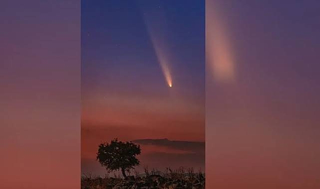En Son 80 Bin Yıl Önce Görülen Tsuchinshan-ATLAS Kuyruklu Yıldızı Urfa'da Görüntülendi