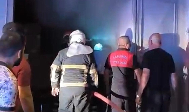 Eyyübiye'de Depo Yangını