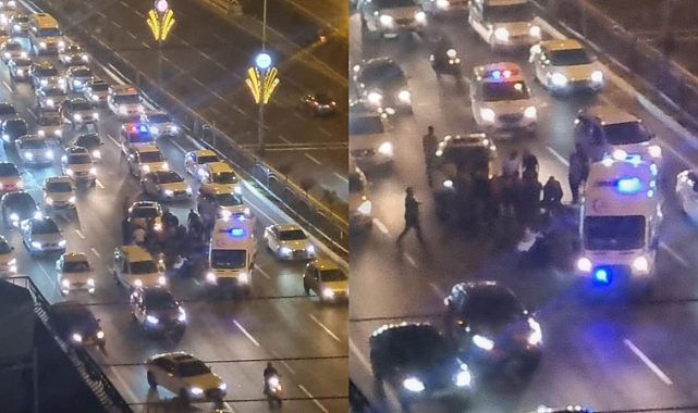 Urfa'da Trafik Kazası! Trafik Kilitlendi