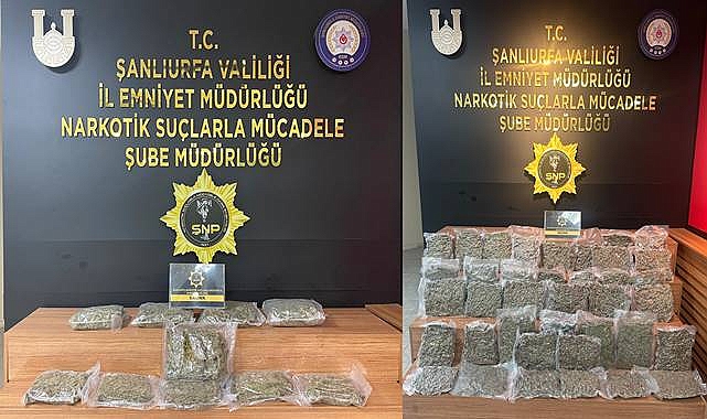 Urfa'da Yüklü Miktarda Uyuşturucu Yakalandı! 6 Gözaltı