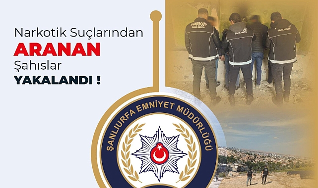 Urfa’da Hapis Cezası Bulunan 3 Firari Yakalandı!