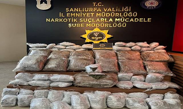 Urfa’da Kilolarca Uyuşturucu Ele Geçirildi! 1 Gözaltı 