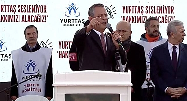 Özgür Özel, Asgari Ücret Mitinginde Konuştu! Sandığı İşaret Etti