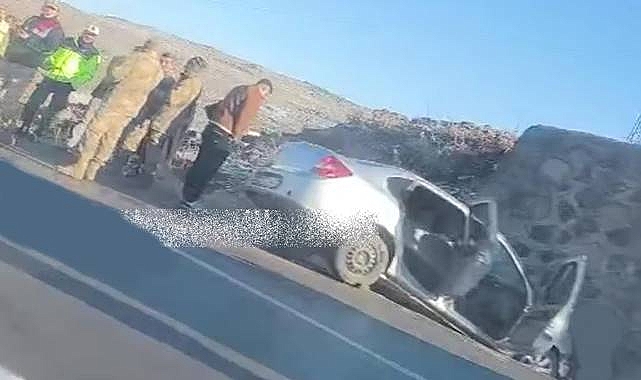 Siverek-Kahta Yolunda Buzlanma Nedeniyle Ölümlü Kaza