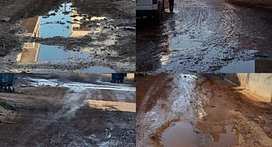 Yukarı Göklü Mahallesi Sakinleri Çamurla Mücadele Ediyorlar