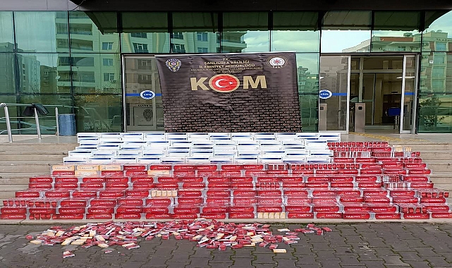 Urfa'da Kaçakçılık Operasyonu! Binlerce Paket Ele Geçirildi