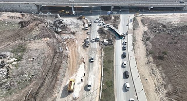 Ataşehir Kavşağında Yol Genişletme Çalışması Devam Ediyor