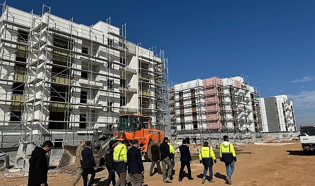 Halfeti’de TOKİ Deprem Konutları Yükseliyor
