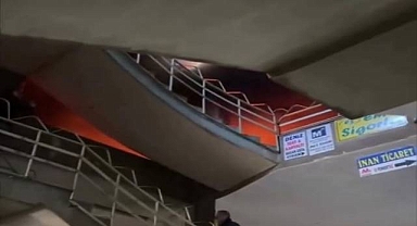 Şanlıurfa'da Bir Pasajda Korkutan Yangın!