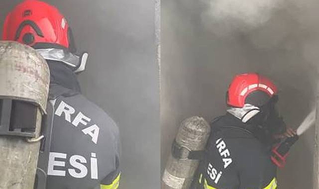 Urfa'da Mesken Yangını! İtfaiye Müdahale Etti