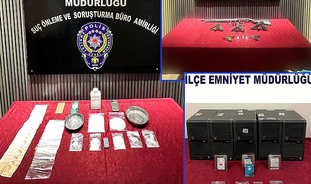 Uyuşturucu ve Silah Operasyonu: 8 Şüpheli Yakalandı