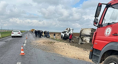 Hilvan - Siverek Yolunda Feci Kaza! 1 Ağır Yaralı 