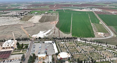 Şanlıurfa Asri Aile Mezarlığı İçin Yeni Yol Yapımına Başlandı