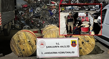 Şanlıurfa’da Hırsızlık Operasyonu: Milyonluk Kablolar Ele Geçirildi