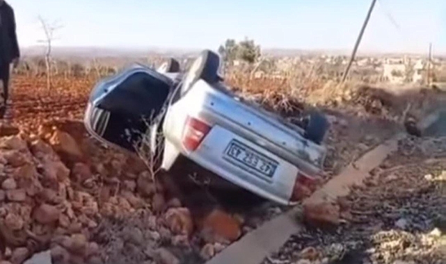 Şanlıurfa'da Otomobil Tarlaya Uçtu