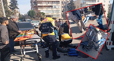 Urfa'da Otomobil İle Motosiklet Çarpıştı! 1'i Ağır 2 Yaralı 
